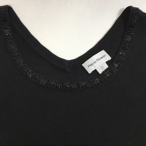 Rena Rowen Black Beaded Sweater